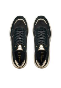 Geox Sneakersy D Spherica Ec13 D45WAA 0MA22 C9999 Czarny. Kolor: czarny. Materiał: zamsz, skóra