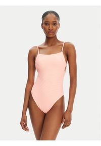 Billabong Strój kąpielowy Tanlines Eva One Piece EBJX100111 Koralowy. Kolor: pomarańczowy. Materiał: syntetyk