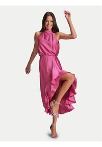 Swing Sukienka koktajlowa 5AG22700 Różowy Regular Fit. Kolor: różowy. Materiał: syntetyk. Styl: wizytowy