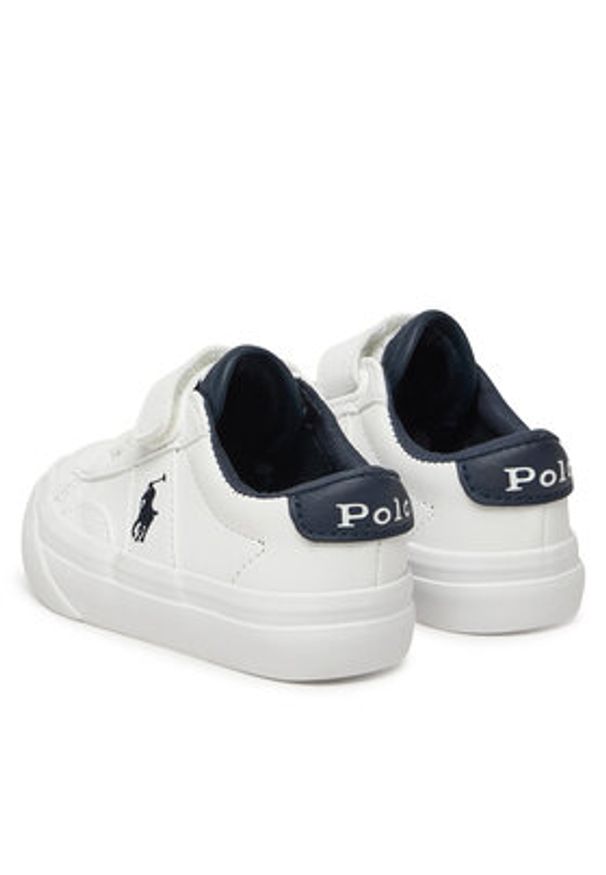 Polo Ralph Lauren Sneakersy Ryley Ps RL02360101 Biały. Kolor: biały. Materiał: skóra