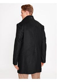 JOOP! Płaszcz wełniany 30037689 Czarny Regular Fit. Kolor: czarny. Materiał: wełna