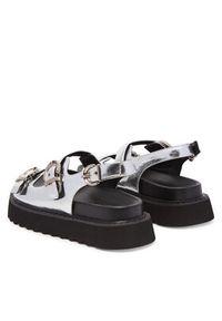 Pinko - PINKO Sandały Kate 03 SD0293 P049 Srebrny. Kolor: srebrny. Materiał: skóra #7