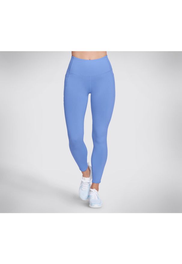 skechers - Legginsy Damskie Skechers. Kolor: niebieski
