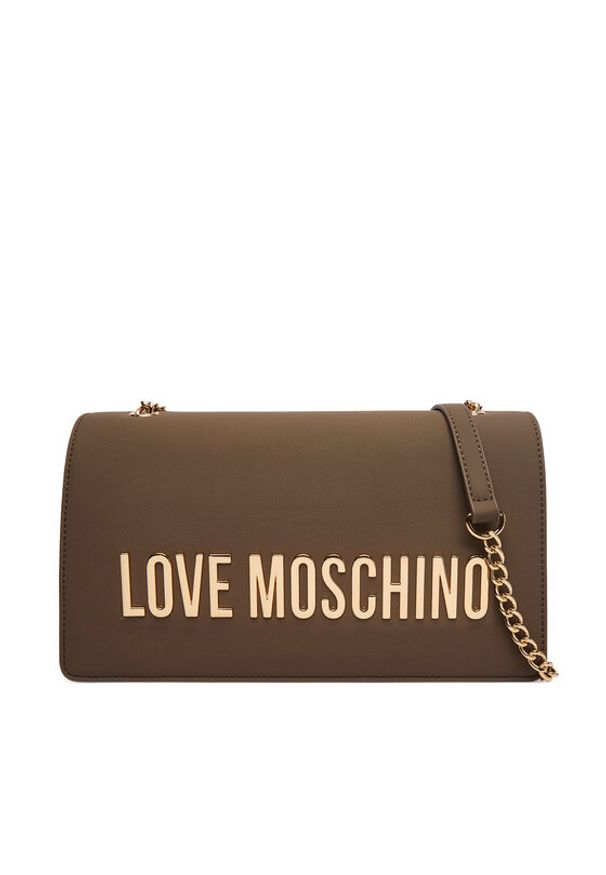 Love Moschino - LOVE MOSCHINO Torebka JC4192PP1OKD0203 Brązowy. Kolor: brązowy. Materiał: skórzane