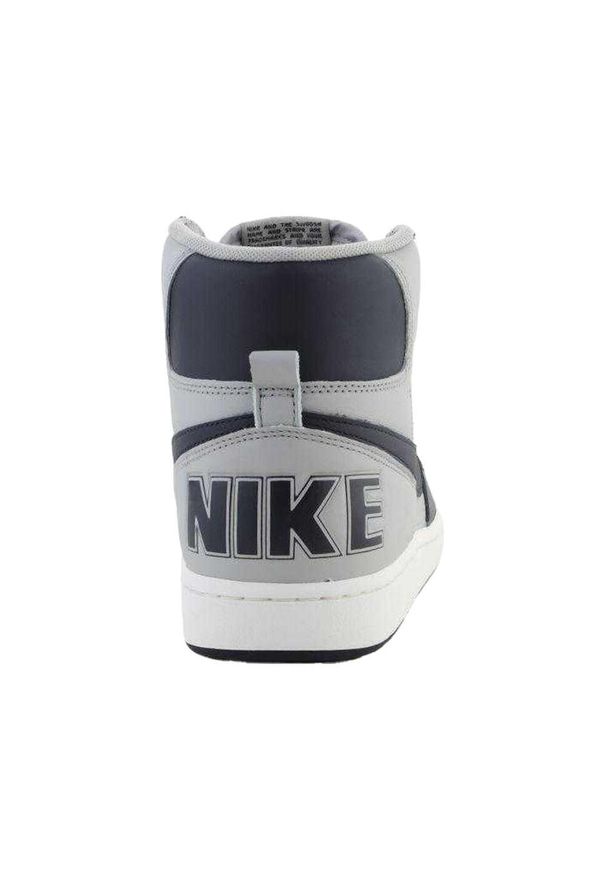 Nike - Męskie Skórzane Buty Sportowe Terminator. Kolor: czarny, biały, wielokolorowy. Materiał: skóra. Sezon: zima. Styl: sportowy