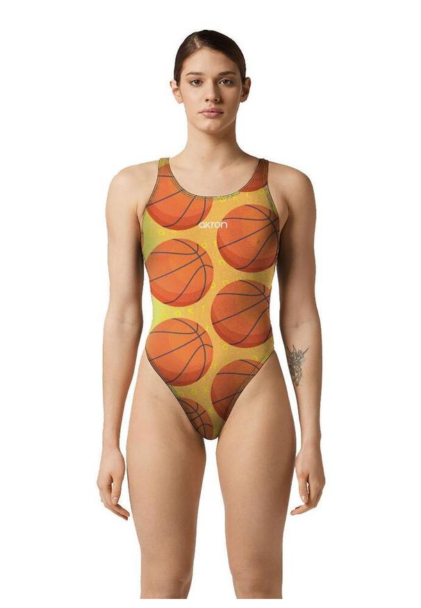 AKRON - Strój Kąpielowy Akron Chase – Rozmiar 32. Kolor: pomarańczowy