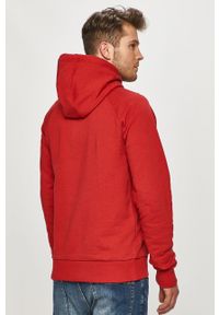 Calvin Klein - Bluza bawełniana. Okazja: na co dzień. Typ kołnierza: kaptur. Kolor: czerwony. Materiał: bawełna. Wzór: nadruk. Styl: casual #5