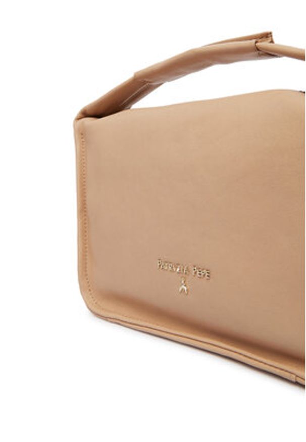 Patrizia Pepe Torebka 8B0316/L177-R874 Beżowy. Kolor: beżowy. Materiał: skórzane