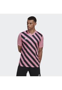 Adidas - Jersey adidas Entrada 22 Graphic. Kolor: czarny, wielokolorowy, różowy. Materiał: jersey. Sezon: lato. Sport: piłka nożna #1