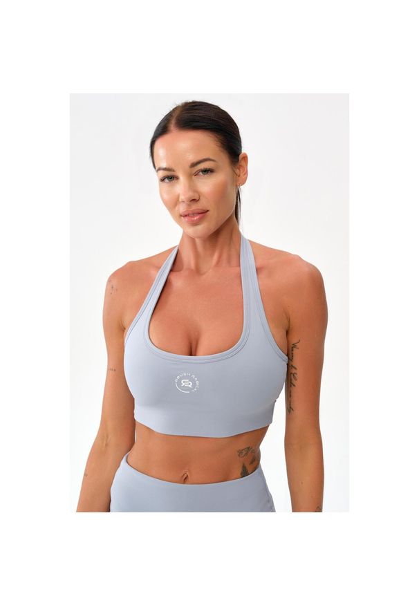 ROUGH RADICAL - Stanik sportowy fitness Rough Radical Zoya Sports Bra. Kolor: niebieski. Sport: fitness