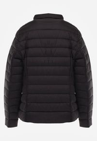 Renee - Czarna Casualowa Kurtka Ozdobiona Pikowaniem Nelionea. Okazja: na co dzień. Kolor: czarny. Materiał: jeans. Wzór: aplikacja. Styl: casual #7