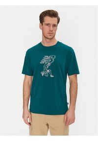 New Balance T-Shirt MT51978 Zielony Relaxed Fit. Kolor: zielony. Materiał: bawełna