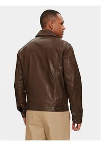 JOOP! Jeans Kurtka skórzana 15 Jean 80000559 Brązowy Regular Fit. Kolor: brązowy. Materiał: skóra #6