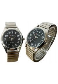 ITIMPORT - ZEGAREK DAMSKI MĘSKI WYGODNY NA GUMCE BRANSOLETA Czytelny dla SENIORÓW #1