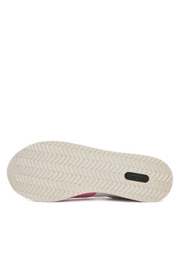Remonte Sneakersy D1323-83 Biały. Kolor: biały. Materiał: skóra