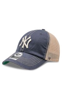 47 Brand Czapka z daszkiem Mlb New York Yankees TRWLR17GWP Granatowy. Kolor: niebieski. Materiał: bawełna
