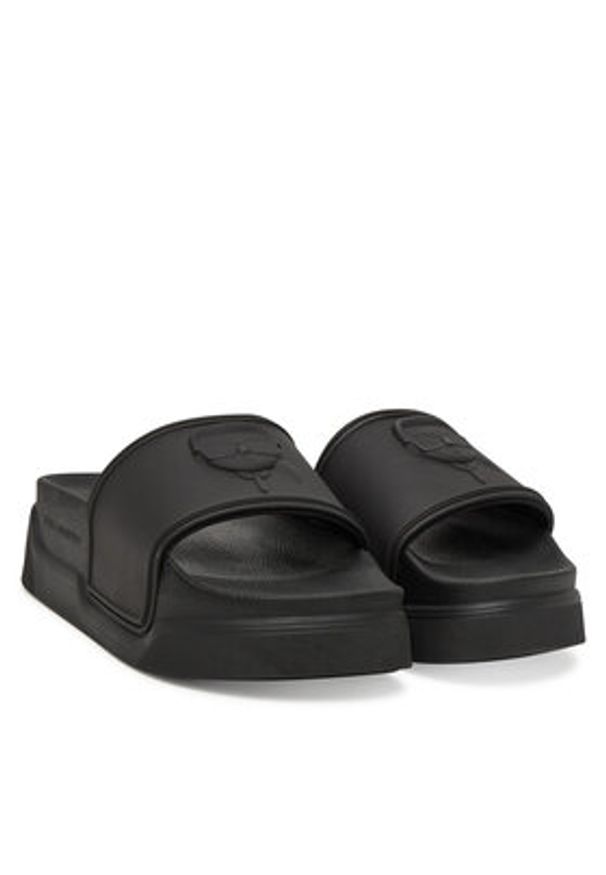 Karl Lagerfeld - KARL LAGERFELD Klapki Kondominium KL88819 Czarny. Kolor: czarny. Materiał: syntetyk