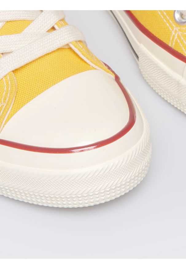 Big-Star - Trampki męskie niskie żółte RR174616 201. Okazja: na co dzień. Kolor: żółty. Materiał: jeans, materiał, guma. Styl: casual, sportowy, klasyczny