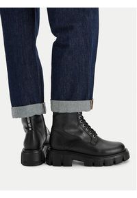 Love Moschino - LOVE MOSCHINO Trzewiki JA24085G1NIA000A41 Czarny. Kolor: czarny. Materiał: skóra #3