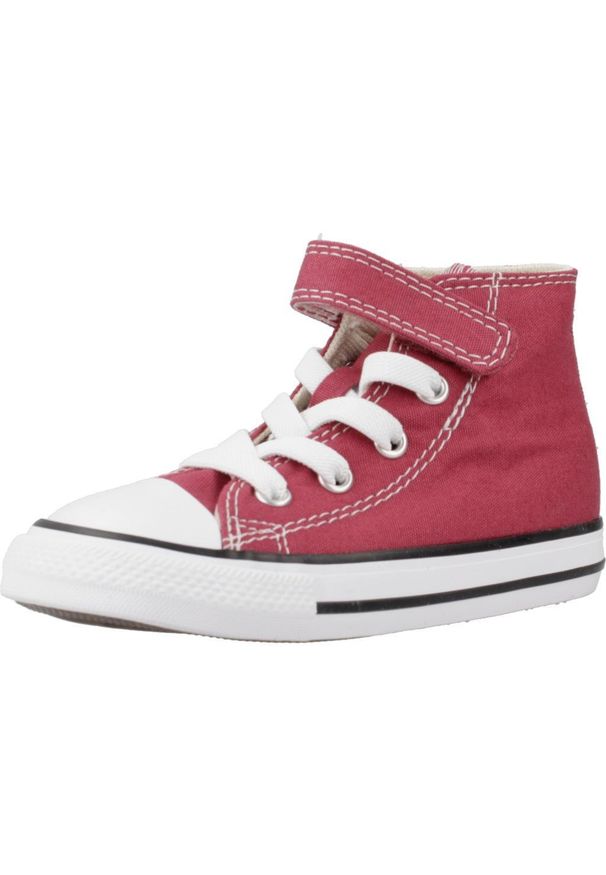 Converse - Buty CONVERSE CTAS 1V HI Czerwony. Okazja: na co dzień. Kolor: czerwony. Materiał: tkanina