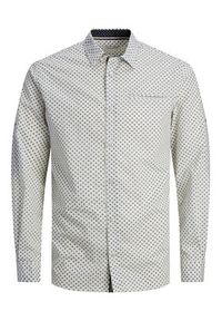 Jack & Jones - Jack&Jones Koszula 12235969 Biały Slim Fit. Kolor: biały. Materiał: bawełna #6