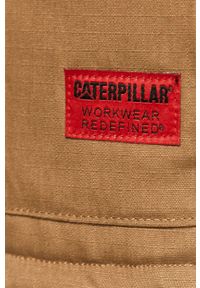 CATerpillar - Caterpillar - Parka. Okazja: na co dzień. Typ kołnierza: kaptur. Kolor: beżowy. Materiał: tkanina, bawełna, poliester. Wzór: gładki. Styl: casual #5