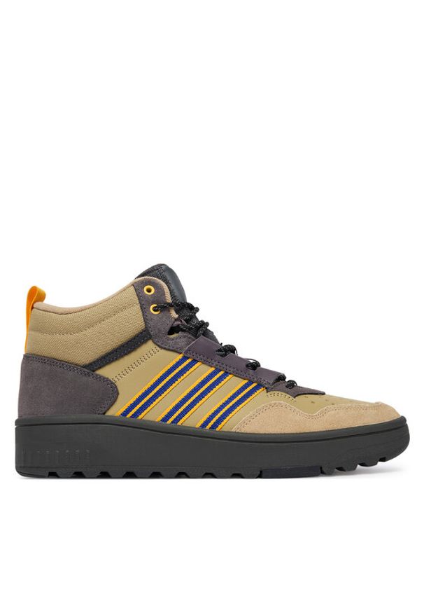 Adidas - adidas Sneakersy Hoops 4.0 Mid JR6704 Beżowy. Kolor: beżowy. Materiał: materiał
