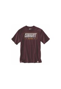 Koszulka męska T-shirt Carhartt Heavyweight Graphic. Kolor: czerwony, wielokolorowy, brązowy