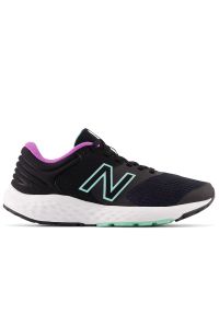 Buty New Balance W520CP7 - czarne. Okazja: na spacer. Kolor: czarny. Materiał: materiał, syntetyk, guma. Szerokość cholewki: normalna. Sport: turystyka piesza, fitness #1