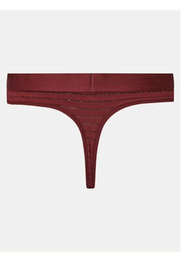 TOMMY HILFIGER - Tommy Hilfiger Stringi UW0UW05589 Czerwony. Kolor: czerwony. Materiał: bawełna