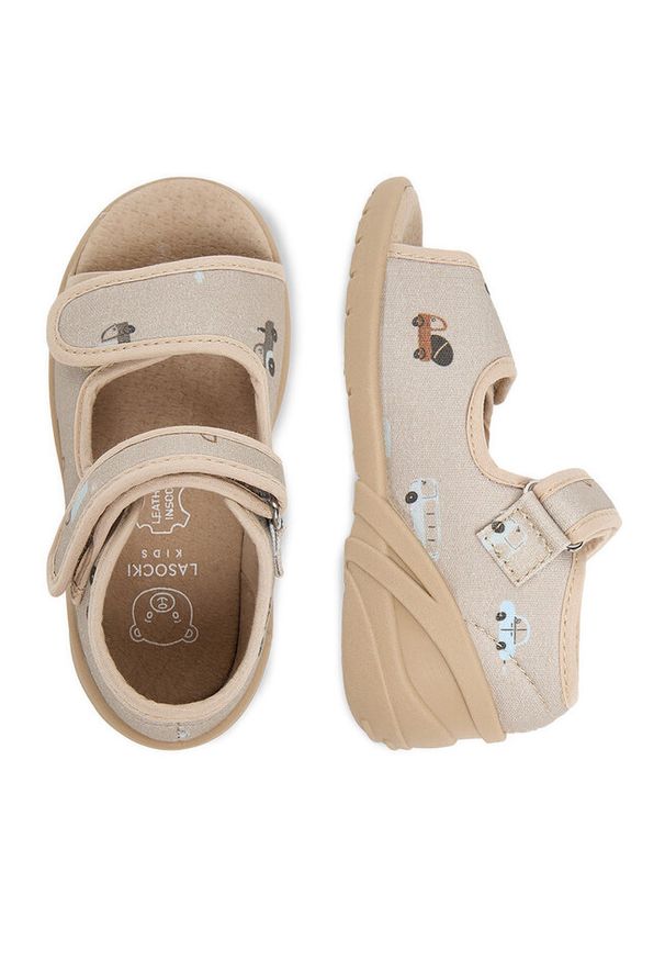 Kapcie Lasocki Kids. Kolor: beżowy