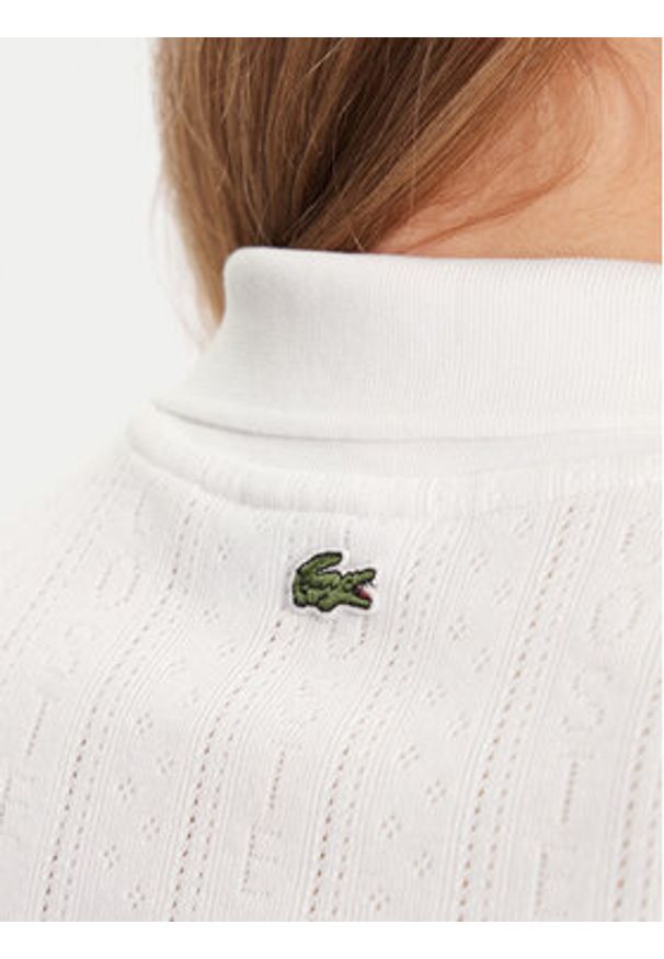 Lacoste Polo DF5296 Écru Slim Fit. Typ kołnierza: polo. Materiał: bawełna