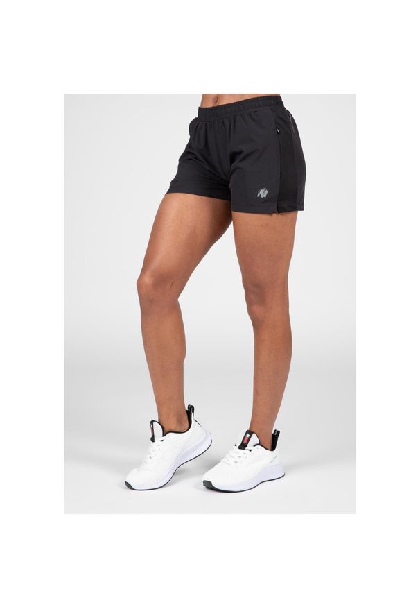 GORILLA WEAR - Marietta Szorty - Czarny. Kolor: czarny. Sport: fitness
