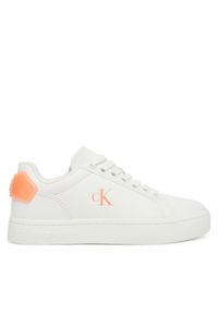 Sneakersy Calvin Klein Jeans. Kolor: biały