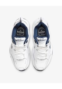 Sneakersy męskie Nike Air Monarch IV. Okazja: na co dzień. Kolor: biały. Materiał: skóra, syntetyk. Szerokość cholewki: normalna. Sport: fitness #6