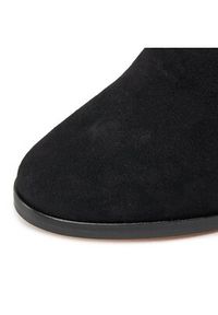 Lauren Ralph Lauren Kozaki 802917374001 Czarny. Kolor: czarny. Materiał: zamsz, skóra