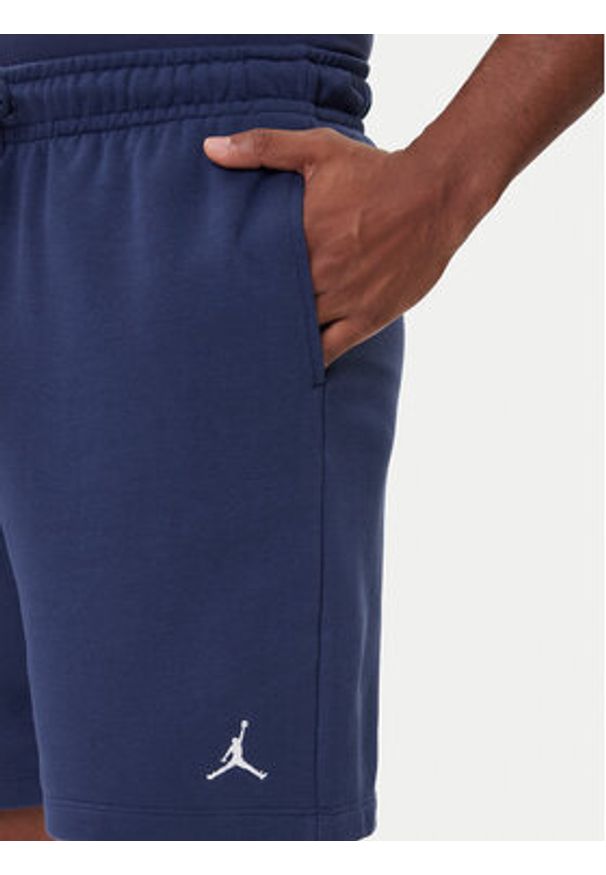 Nike Szorty sportowe FV7287 410 Granatowy Regular Fit. Kolor: niebieski. Materiał: bawełna. Styl: sportowy
