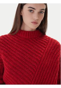 Mustang Sweter Erin 1017072 Czerwony Relaxed Fit. Kolor: czerwony. Materiał: syntetyk #3