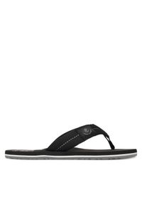 TOMMY HILFIGER - Tommy Hilfiger Japonki Patch Hilfiger Beach Sandal FM0FM05804 Czarny. Kolor: czarny. Materiał: materiał #1