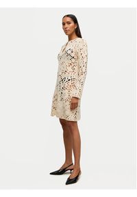 Vero Moda Sukienka koktajlowa Awalison 10342832 Beżowy Regular Fit. Kolor: beżowy. Materiał: bawełna. Styl: wizytowy #2