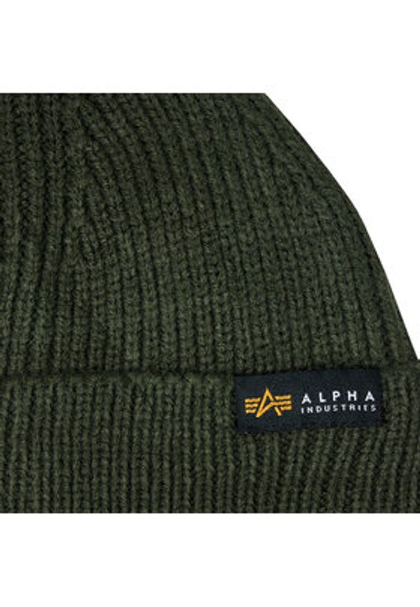 Alpha Industries Czapka Dockers Beanie 138905 Zielony. Kolor: zielony. Materiał: materiał