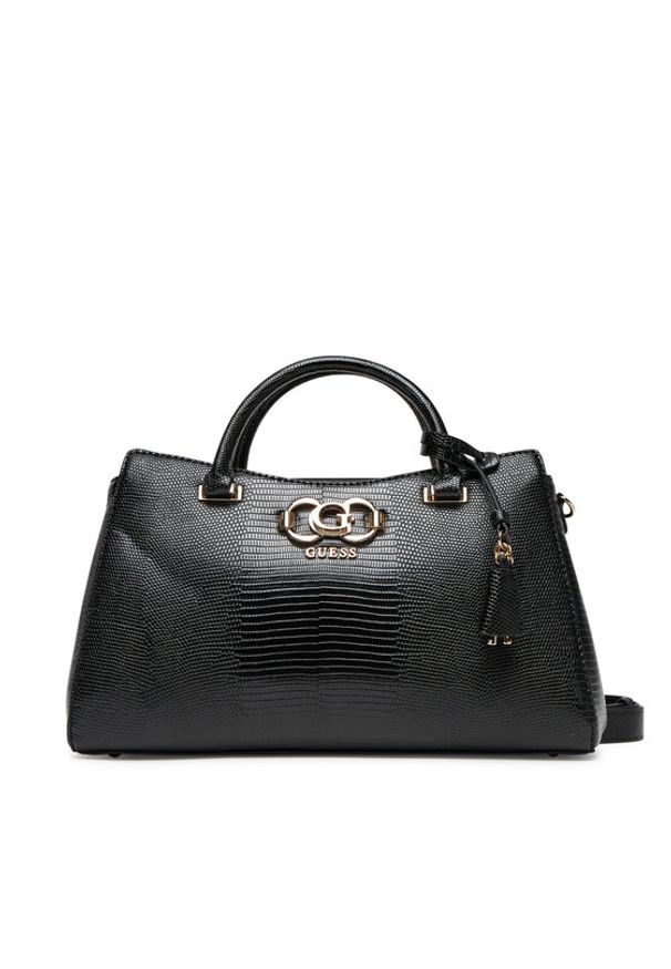 Guess Torebka Salinge HWKG96 24060 Czarny. Kolor: czarny. Materiał: skórzane