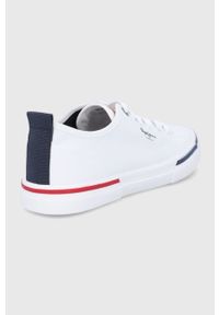 Pepe Jeans tenisówki kenton smart 22 męskie kolor biały. Nosek buta: okrągły. Zapięcie: sznurówki. Kolor: biały. Materiał: guma #2