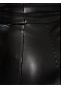 Elisabetta Franchi Spodnie z imitacji skóry PA-040-37E2-V350 Czarny Flare Fit. Kolor: czarny. Materiał: skóra #4