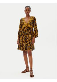 SELMARK - Selmark Sukienka letnia BM298 Czarny Relaxed Fit. Kolor: czarny. Materiał: wiskoza. Sezon: lato #3