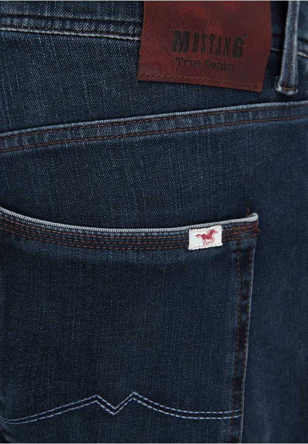 Mustang - MUSTANG OREGON TAPERED MĘSKIE SPODNIE JEANSOWE DENIM BLUE 1008265 5000 880
