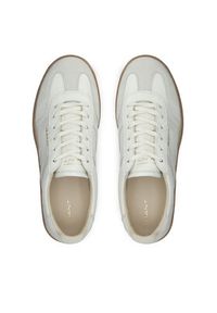 GANT - Gant Sneakersy 31531039 Écru. Materiał: skóra