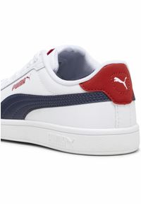 Puma - Dziecięce buty Smash 3.0 L PUMA White Navy For All Time Red Blue. Kolor: biały, niebieski, wielokolorowy