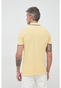 Polo Ralph Lauren polo bawełniane kolor żółty gładki. Typ kołnierza: polo. Kolor: żółty. Materiał: bawełna. Długość: krótkie. Wzór: gładki #5
