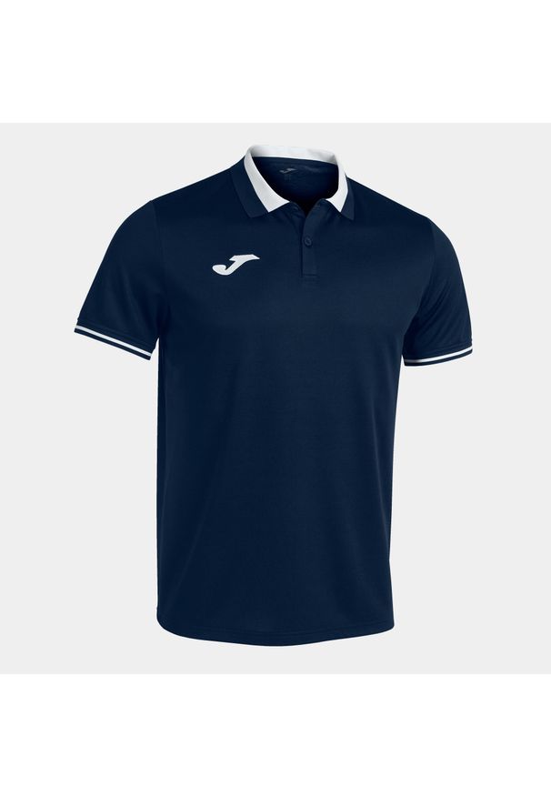 Koszulka polo tenisowa męska Joma Championship VI. Typ kołnierza: polo. Kolor: niebieski, biały, wielokolorowy. Sport: tenis